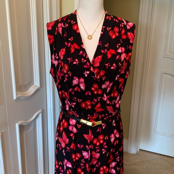 Jones New York Dresses & Skirts - Jones New York Butterfly Print Stretch Dress
